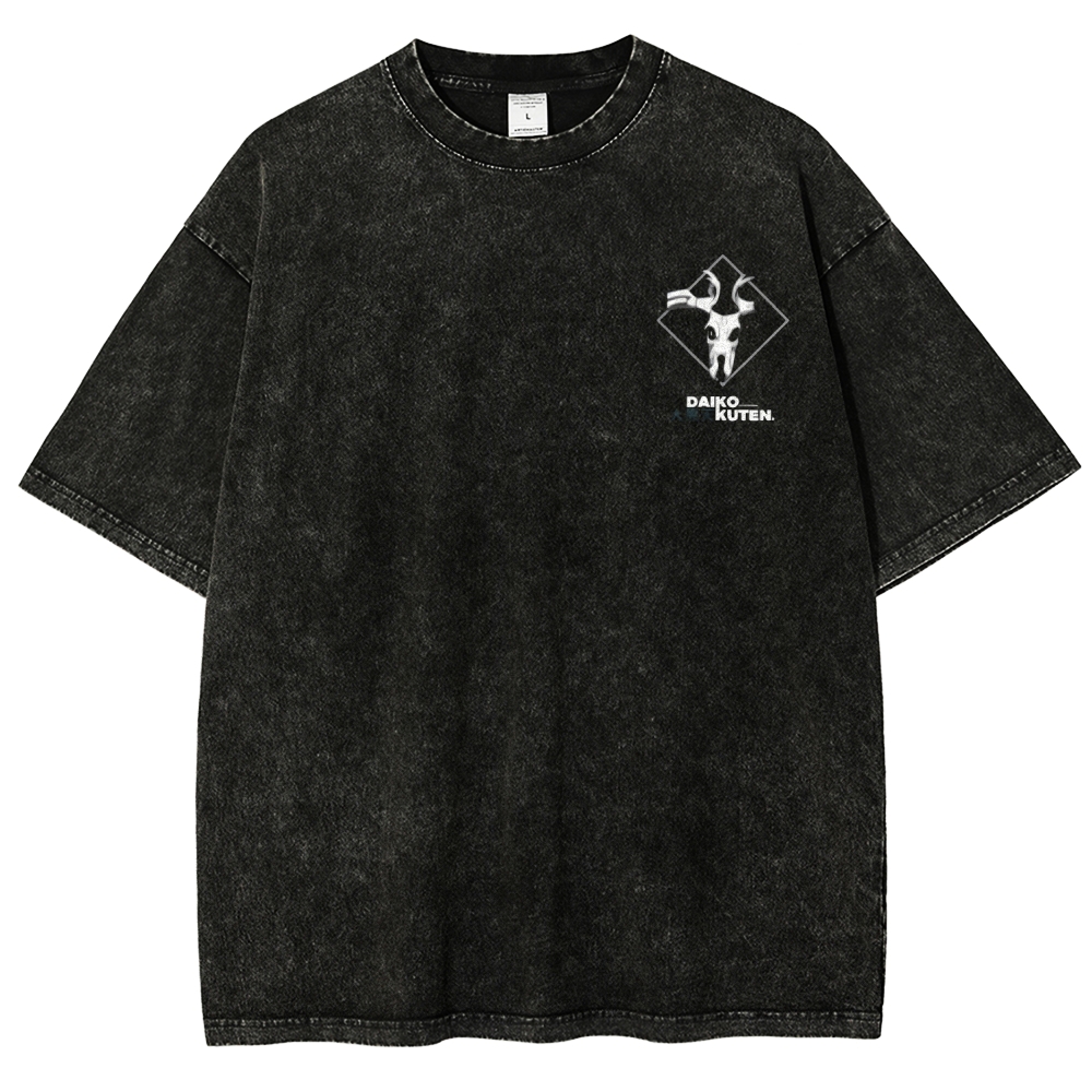 Unisex Fit Washed vintage T-Shirt GACHIAKUTA