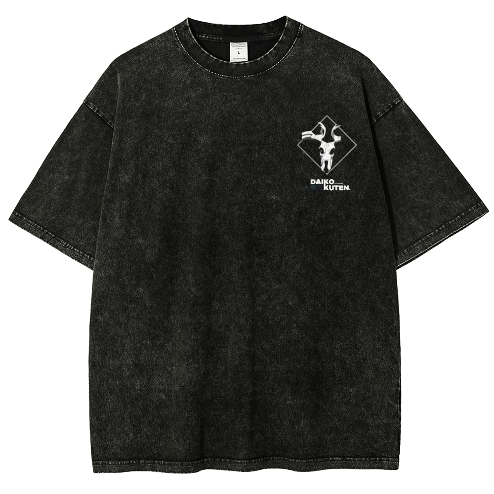 Unisex Fit Washed vintage T-Shirt GACHIAKUTA