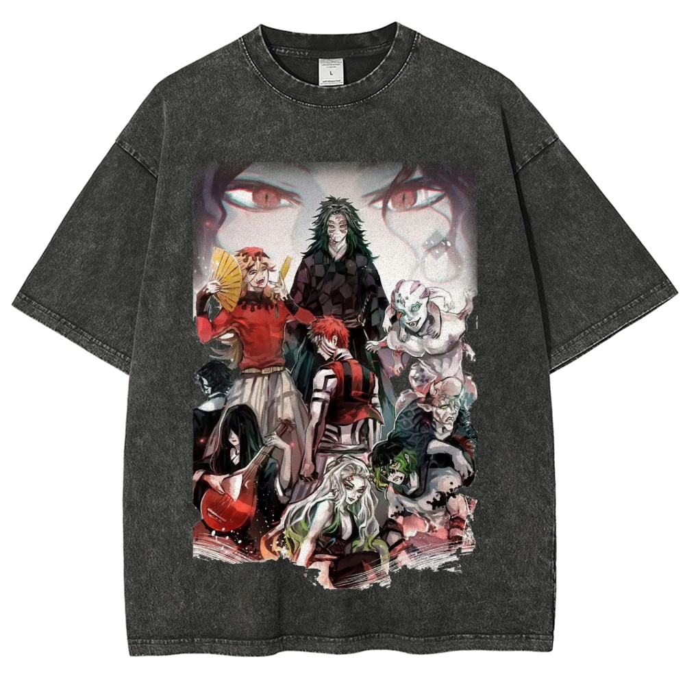 Unisex Fit Washed T-Shirt | 鬼滅の刃