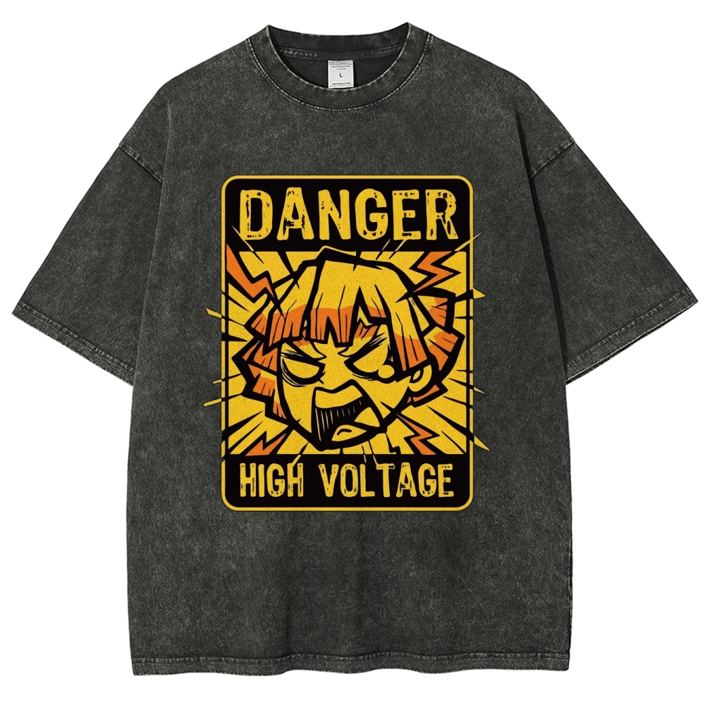 Unisex Fit Washed T-Shirt | 鬼滅の刃