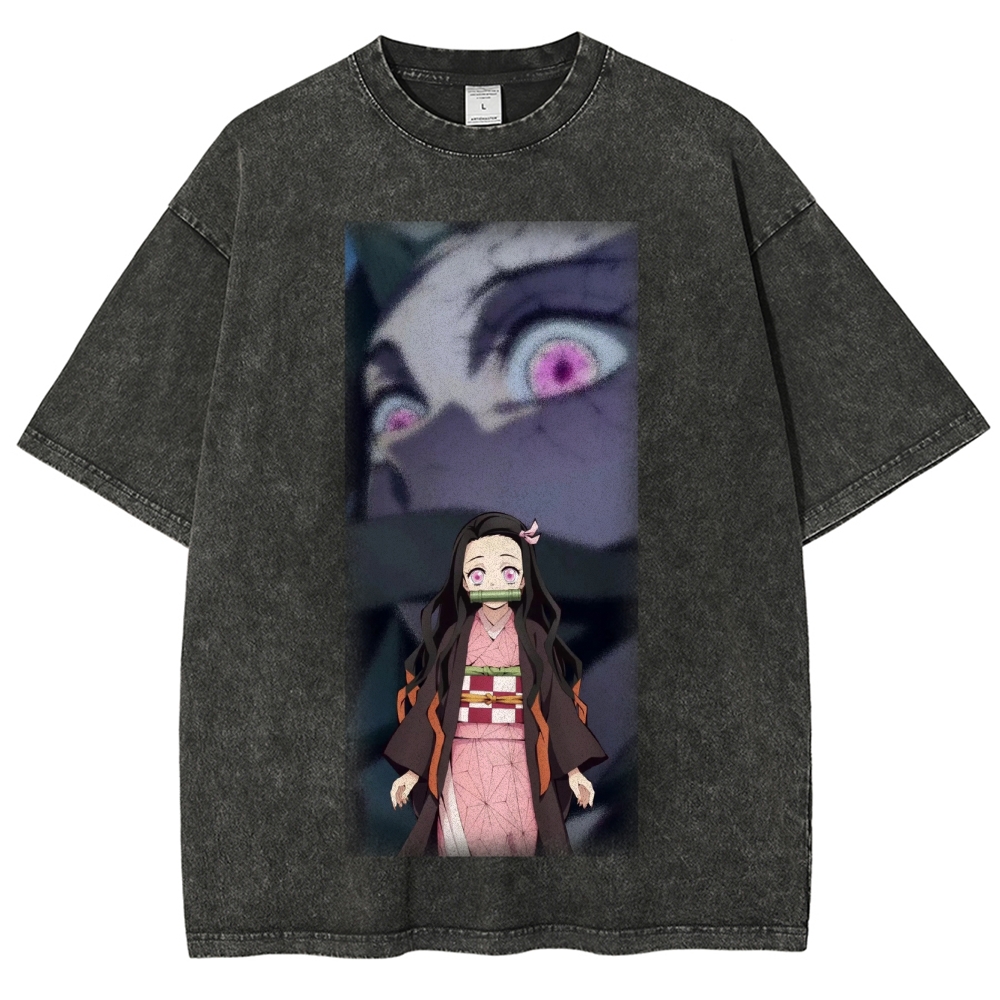 Unisex Fit Washed T-Shirt | 鬼滅の刃