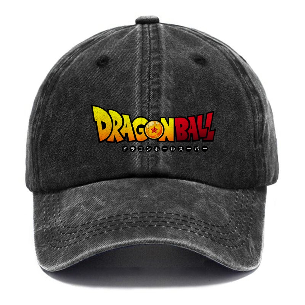 Unisex Vintage Casual Washed Cap | DRAGON BALL