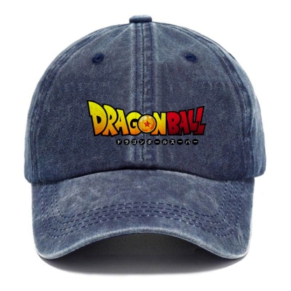 Unisex Vintage Casual Washed Cap | DRAGON BALL