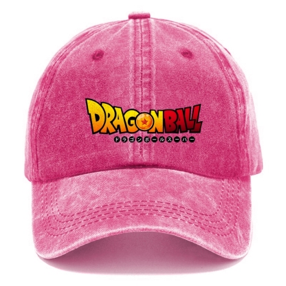 Unisex Vintage Casual Washed Cap | DRAGON BALL