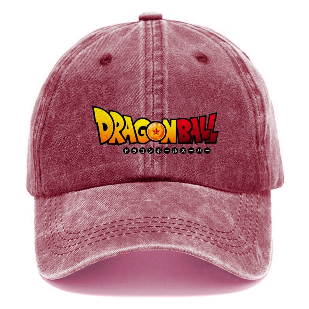 Unisex Vintage Casual Washed Cap | DRAGON BALL