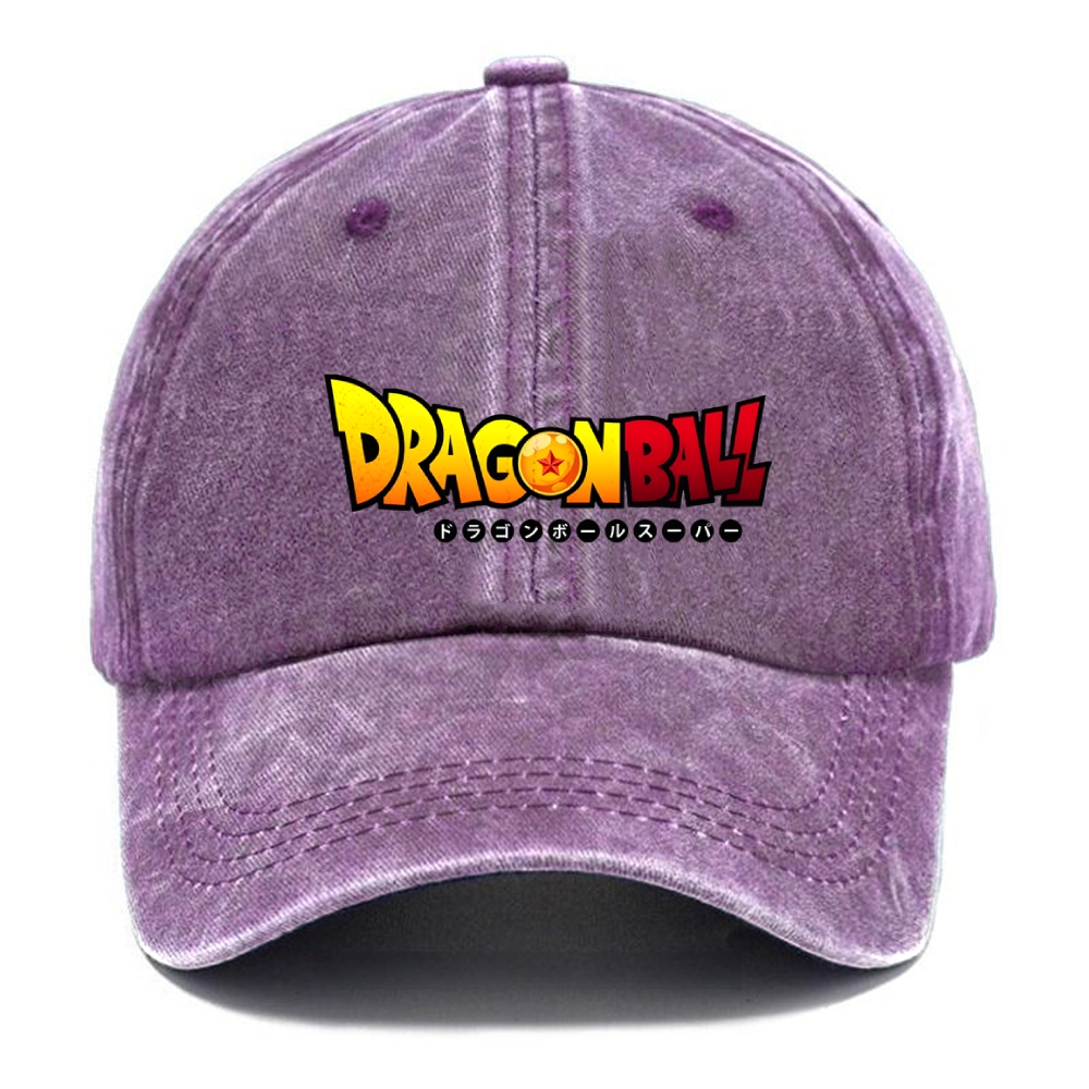 Unisex Vintage Casual Washed Cap | DRAGON BALL