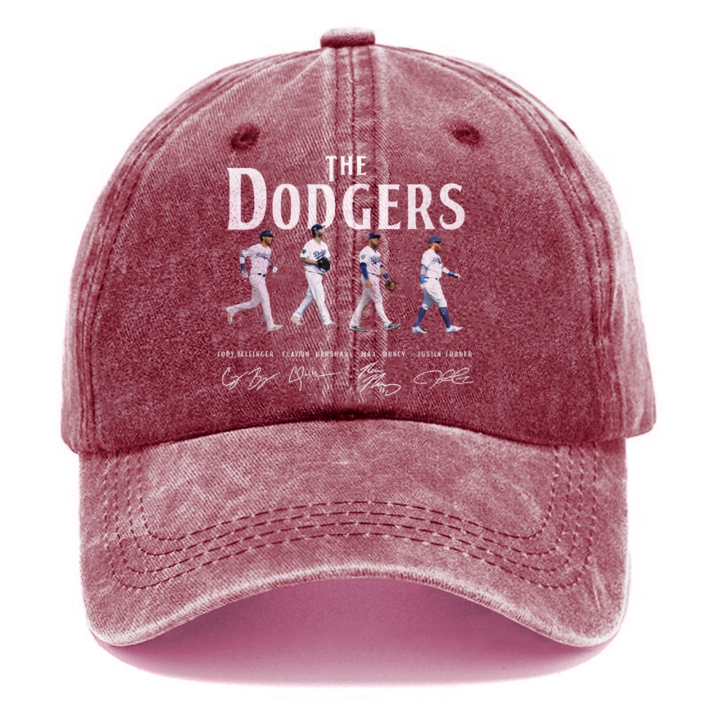 Unisex Vintage Casual Washed Cap | DODGERS