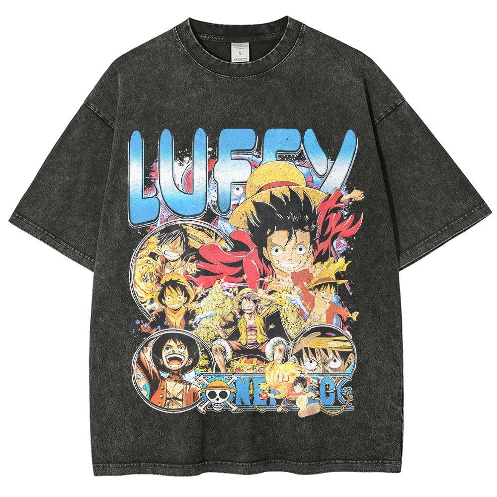 ONE PIECE Unisex Fit Washed T-Shirt 2507023146