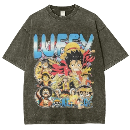 ONE PIECE Unisex Fit Washed T-Shirt 2507023146