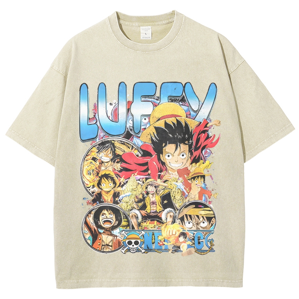 ONE PIECE Unisex Fit Washed T-Shirt 2507023146