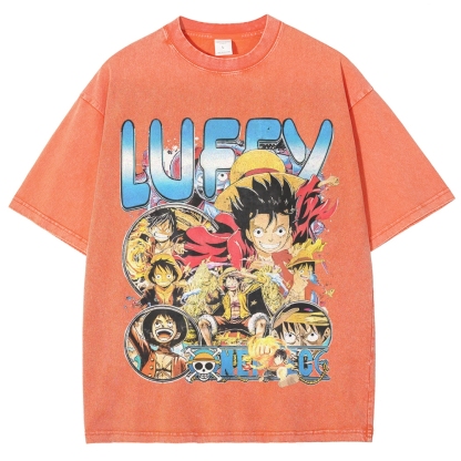 ONE PIECE Unisex Fit Washed T-Shirt 2507023146