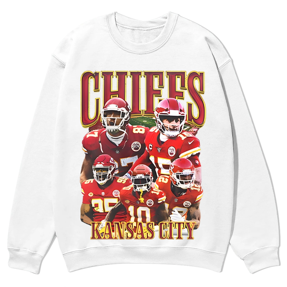 Chiees Casual Crewneck Sweatshirt 2507033657