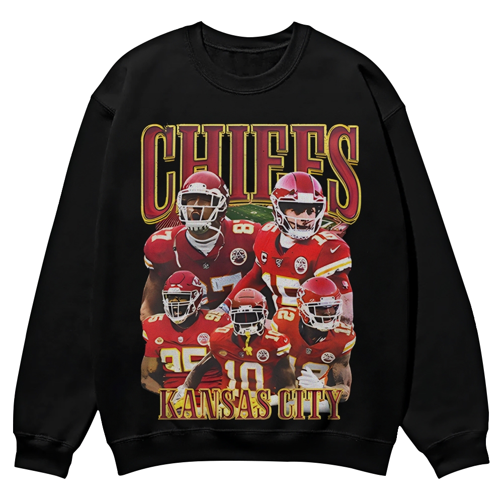 Chiees Casual Crewneck Sweatshirt 2507033657