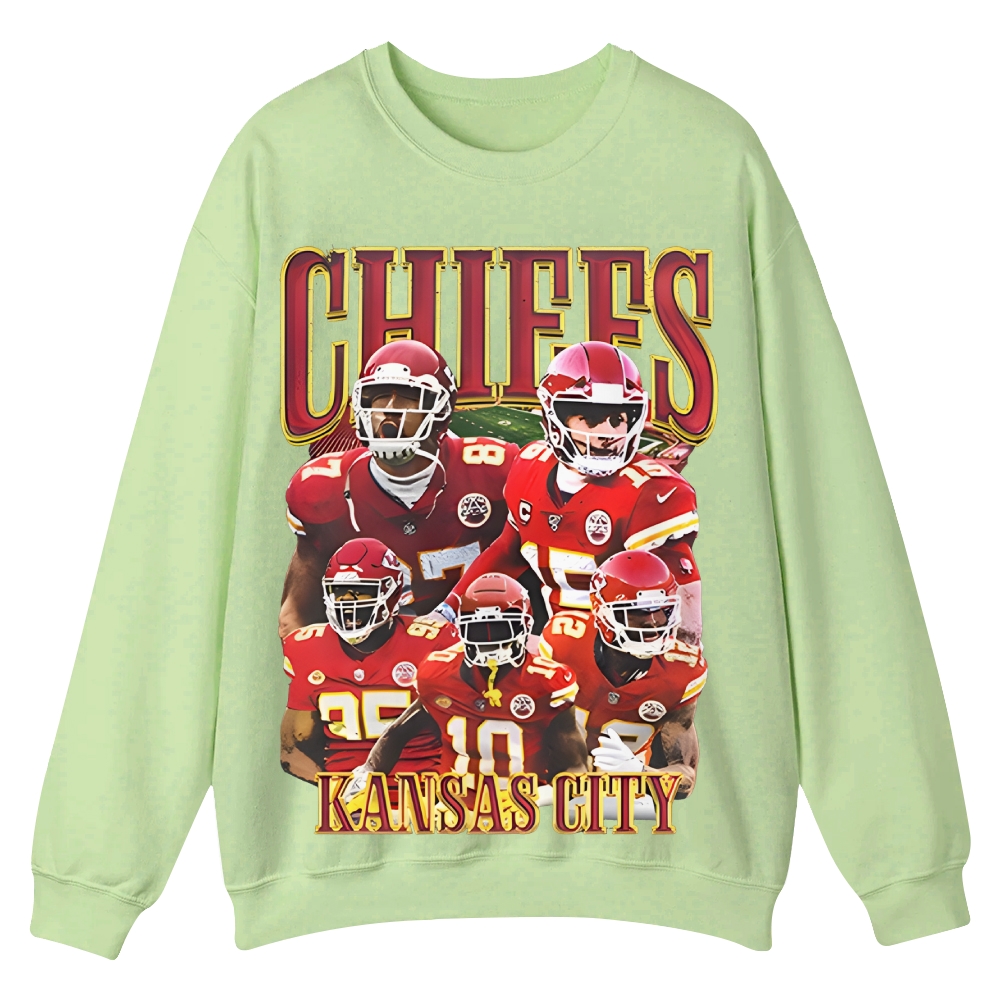 Chiees Casual Crewneck Sweatshirt 2507033657