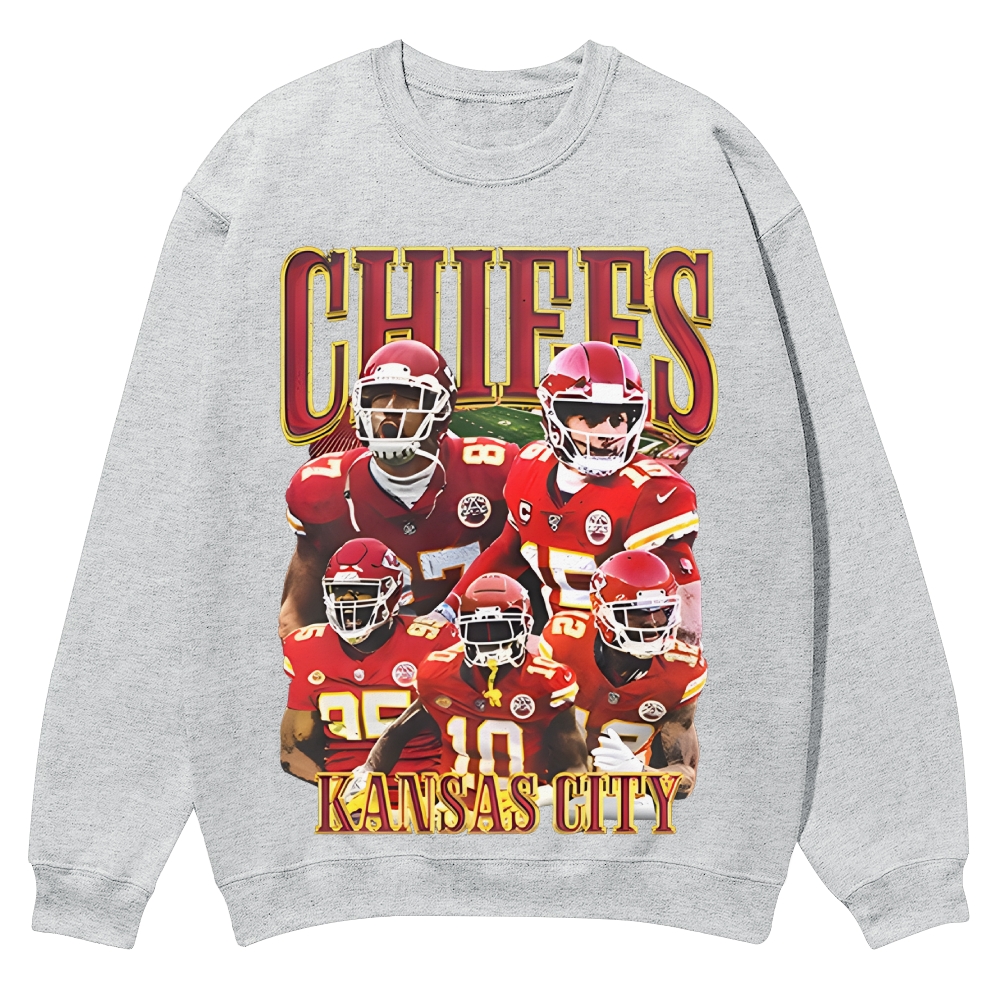 Chiees Casual Crewneck Sweatshirt 2507033657