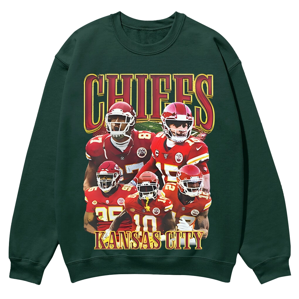 Chiees Casual Crewneck Sweatshirt 2507033657