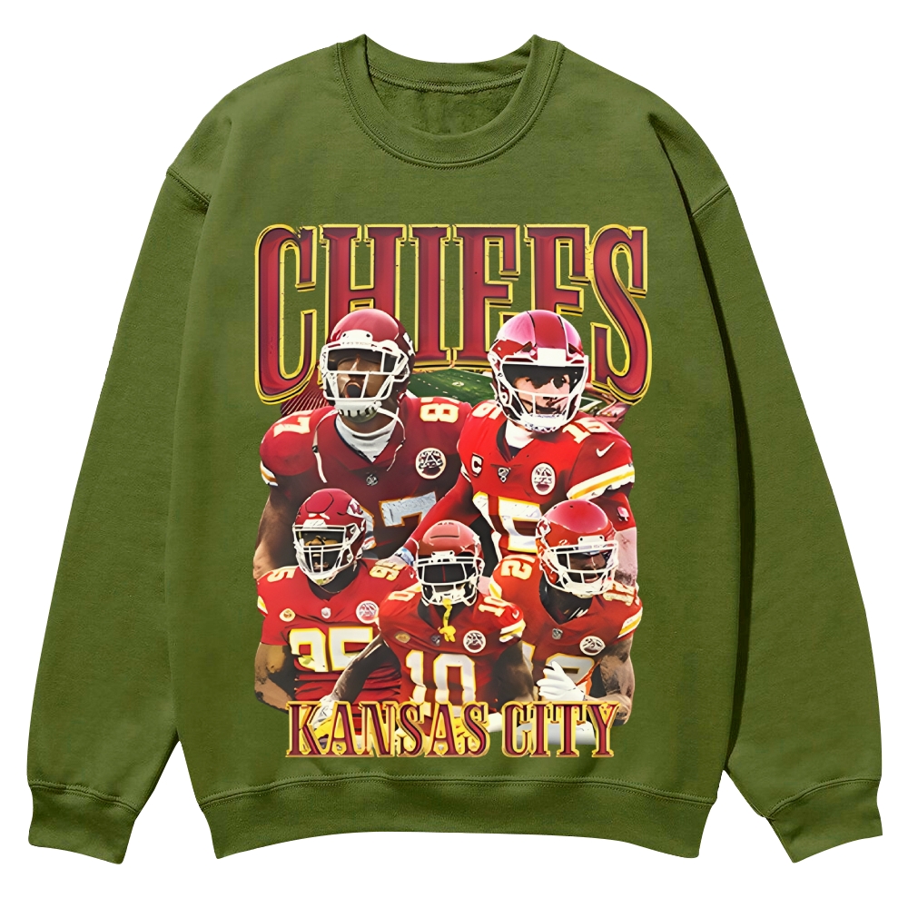 Chiees Casual Crewneck Sweatshirt 2507033657