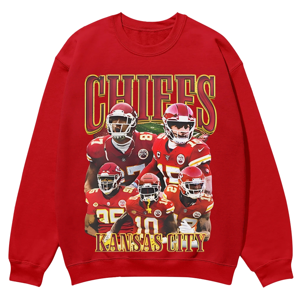 Chiees Casual Crewneck Sweatshirt 2507033657