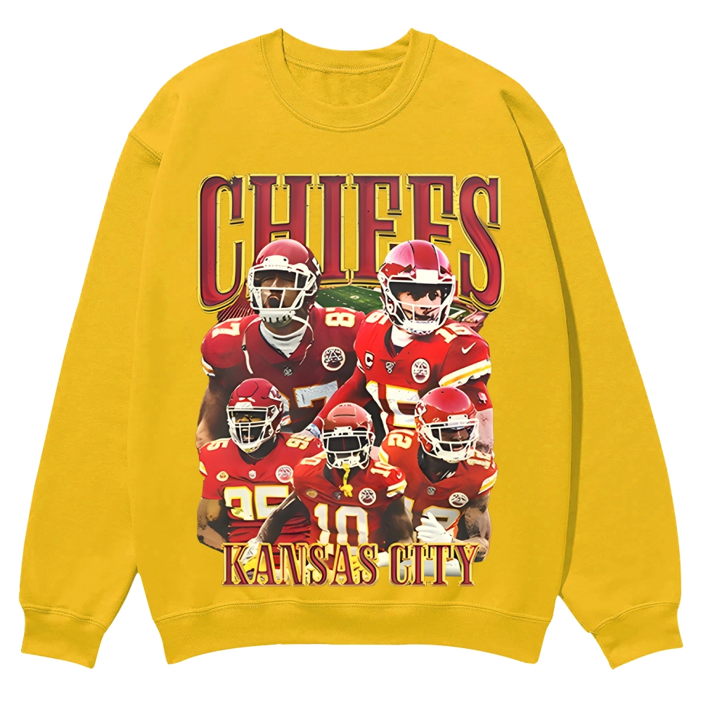 Chiees Casual Crewneck Sweatshirt 2507033657