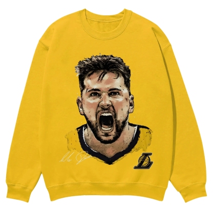 LUKA DONCIC Casual Crewneck Sweatshirt 2507033676