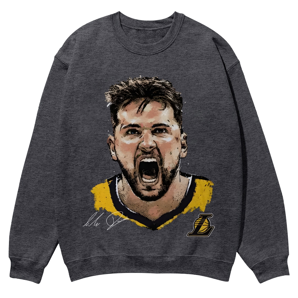 LUKA DONCIC Casual Crewneck Sweatshirt 2507033676