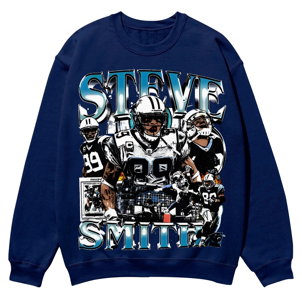 STEVE SMITH Casual Crewneck Sweatshirt 2507033928