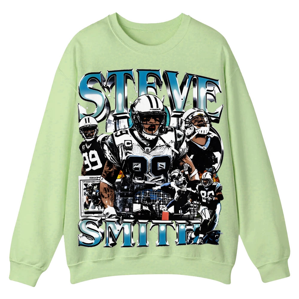 STEVE SMITH Casual Crewneck Sweatshirt 2507033928