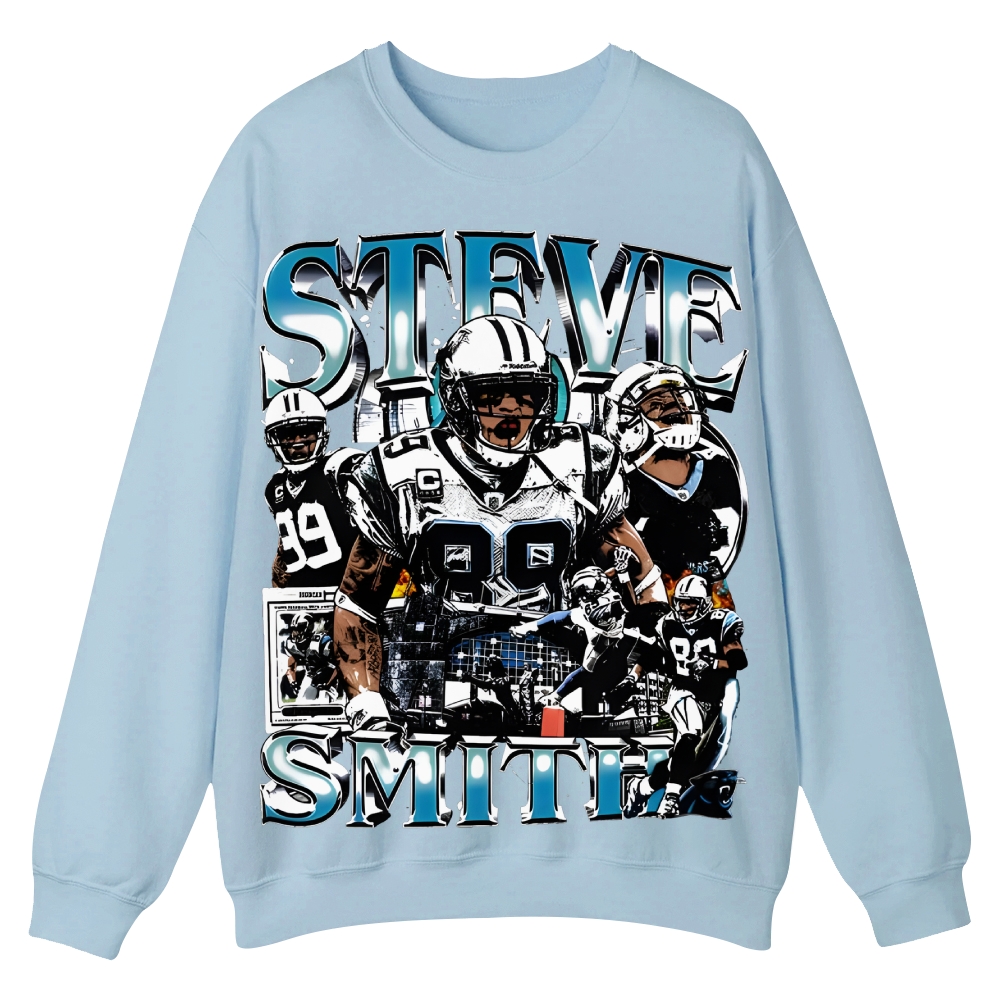 STEVE SMITH Casual Crewneck Sweatshirt 2507033928