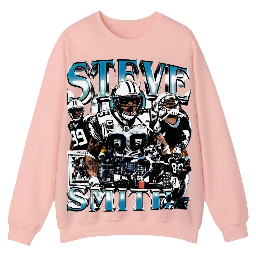 STEVE SMITH Casual Crewneck Sweatshirt 2507033928