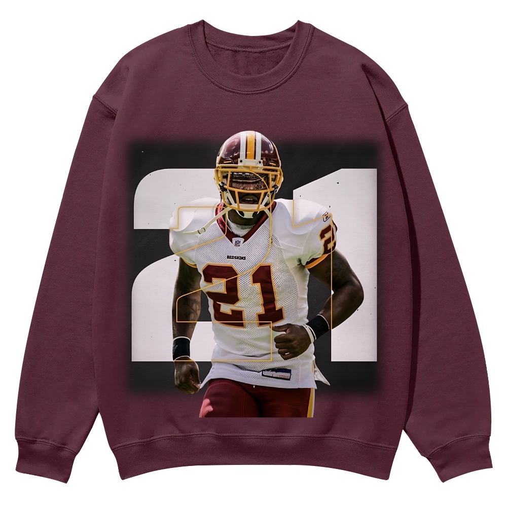 Sean Taylor Washington Commanders #21 Casual Crewneck Sweatshirt 2507034023