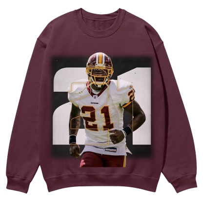 Sean Taylor Washington Commanders #21 Casual Crewneck Sweatshirt 2507034023