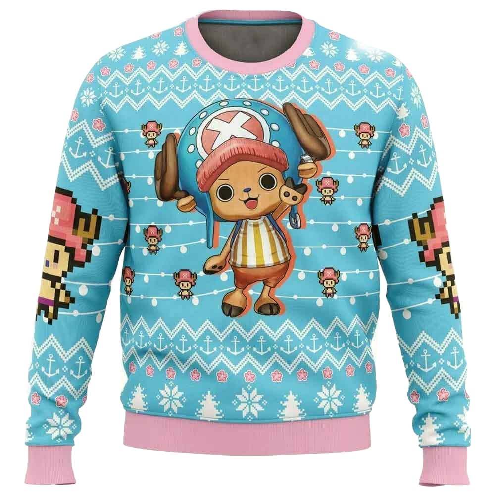 Tony Tony Chopper One Piece Ugly Christmas Sweater
