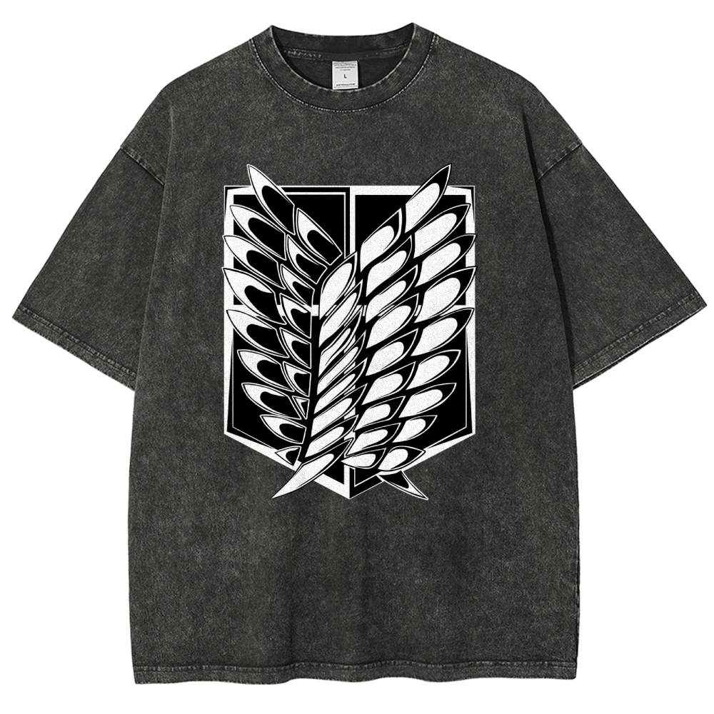 Unisex Fit Washed T-Shirt | Attack on Titan