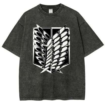 Unisex Fit Washed T-Shirt | Attack on Titan