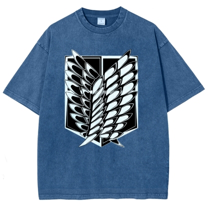 Unisex Fit Washed T-Shirt | Attack on Titan