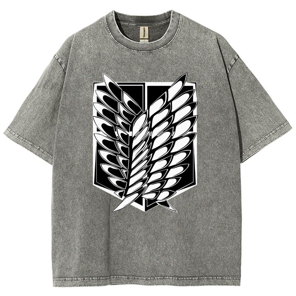 Unisex Fit Washed T-Shirt | Attack on Titan