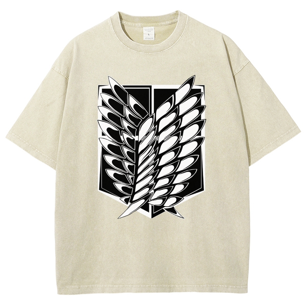 Unisex Fit Washed T-Shirt | Attack on Titan