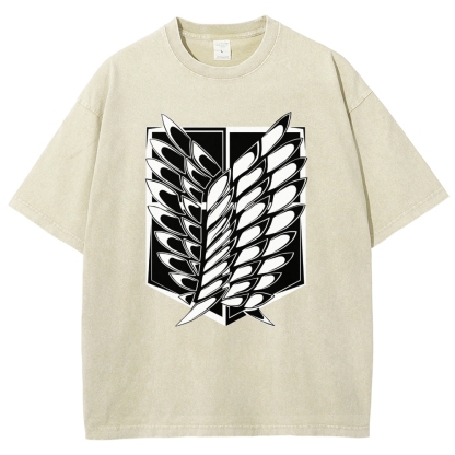 Unisex Fit Washed T-Shirt | Attack on Titan