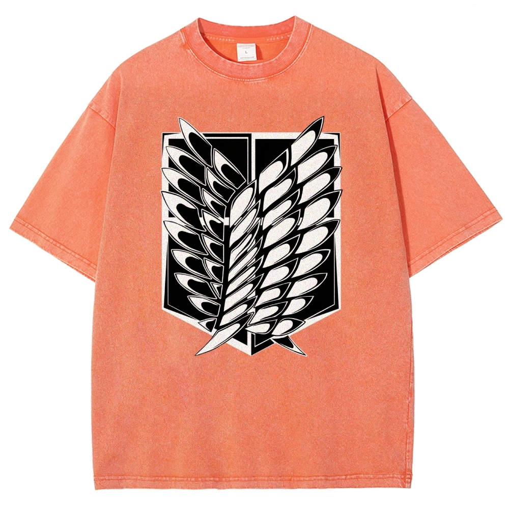 Unisex Fit Washed T-Shirt | Attack on Titan