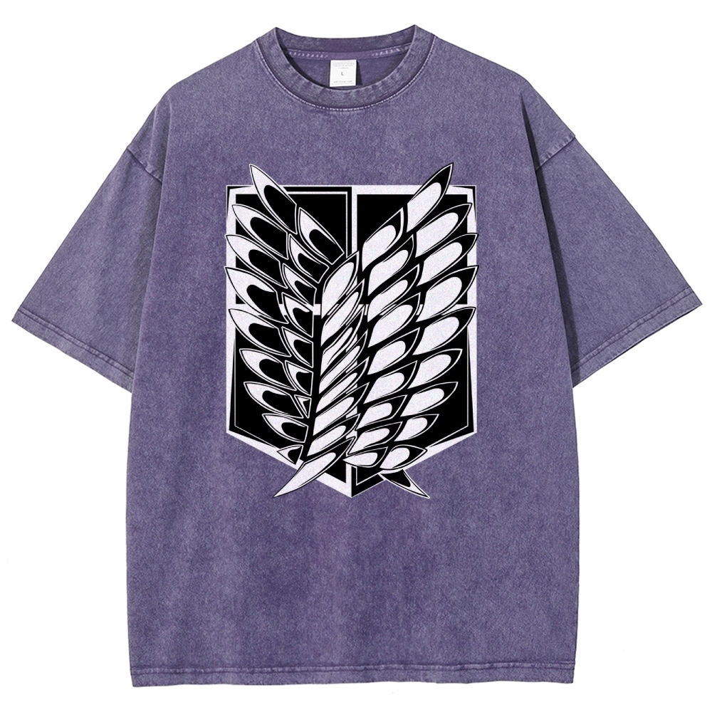 Unisex Fit Washed T-Shirt | Attack on Titan
