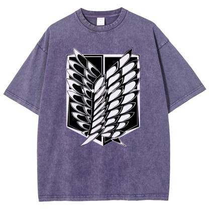 Unisex Fit Washed T-Shirt | Attack on Titan