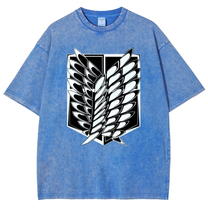 Unisex Fit Washed T-Shirt | Attack on Titan
