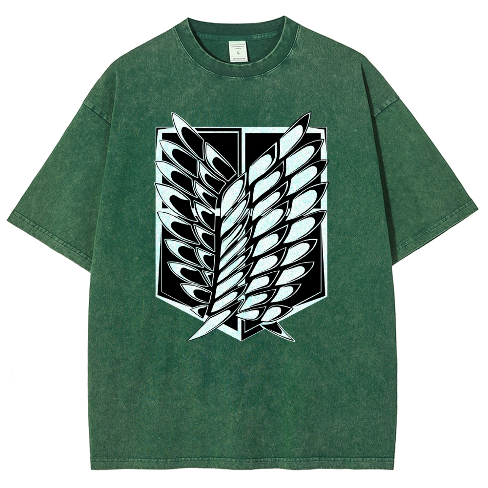Unisex Fit Washed T-Shirt | Attack on Titan