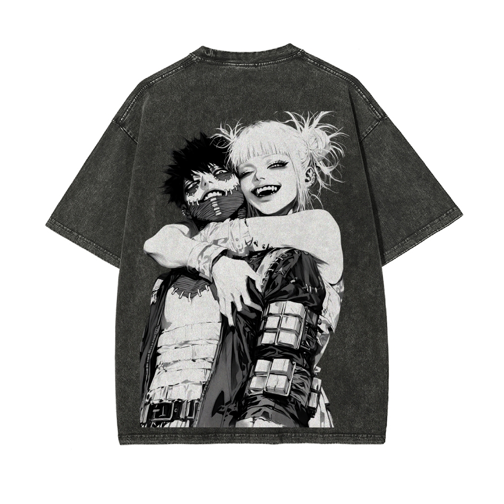 Dabi x Toga Vintage Oversized T-Shirt My Hero Academia