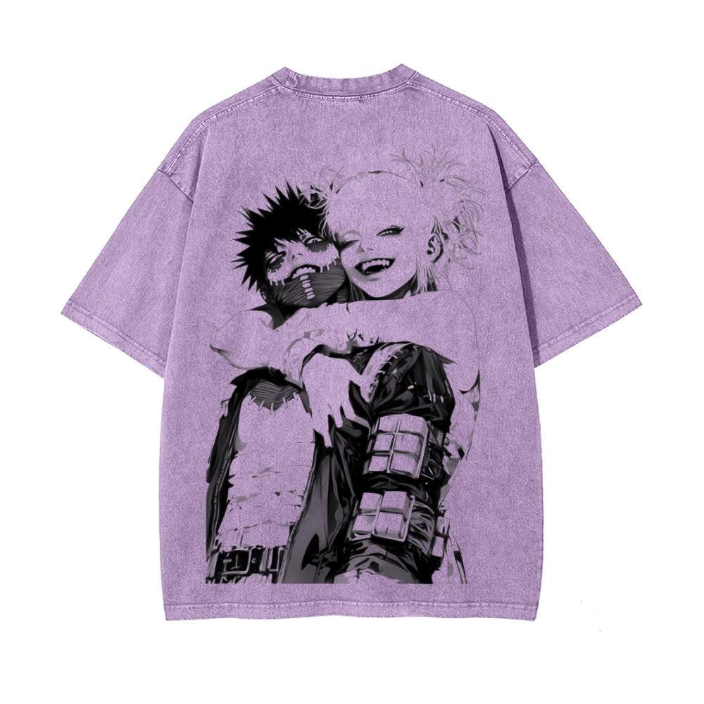 Dabi x Toga Vintage Oversized T-Shirt My Hero Academia