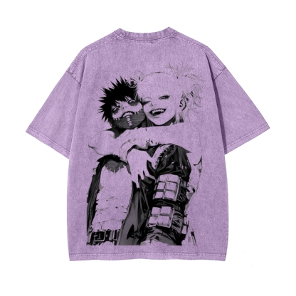 Dabi x Toga Vintage Oversized T-Shirt My Hero Academia