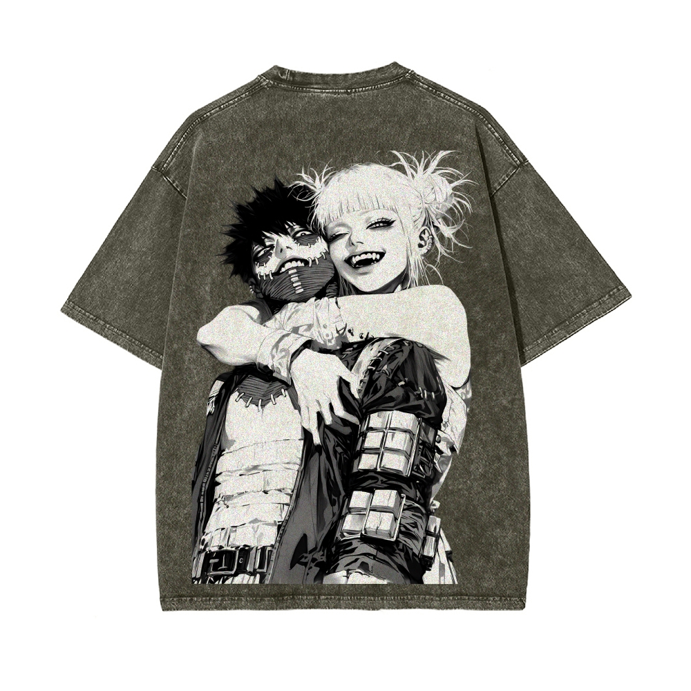 Dabi x Toga Vintage Oversized T-Shirt My Hero Academia