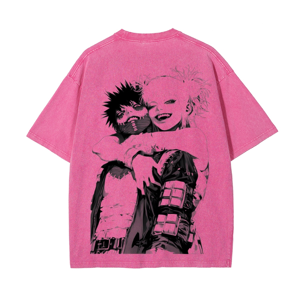 Dabi x Toga Vintage Oversized T-Shirt My Hero Academia