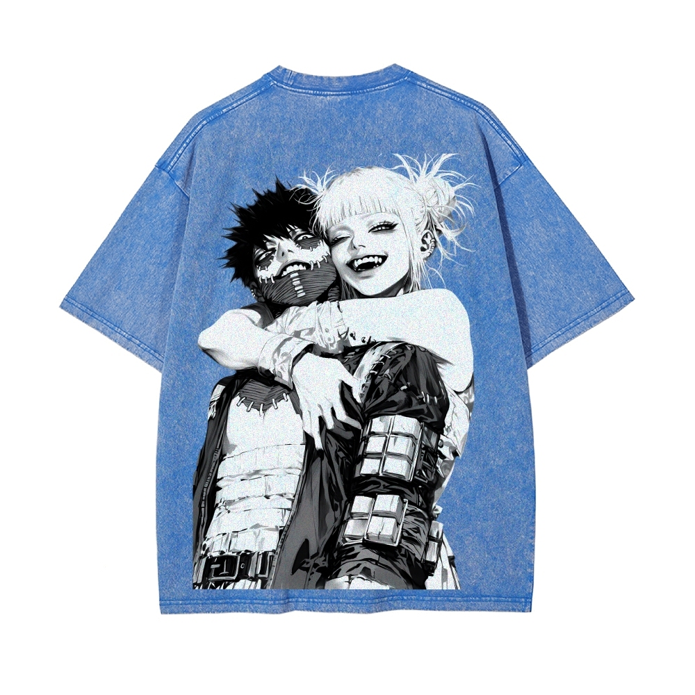 Dabi x Toga Vintage Oversized T-Shirt My Hero Academia