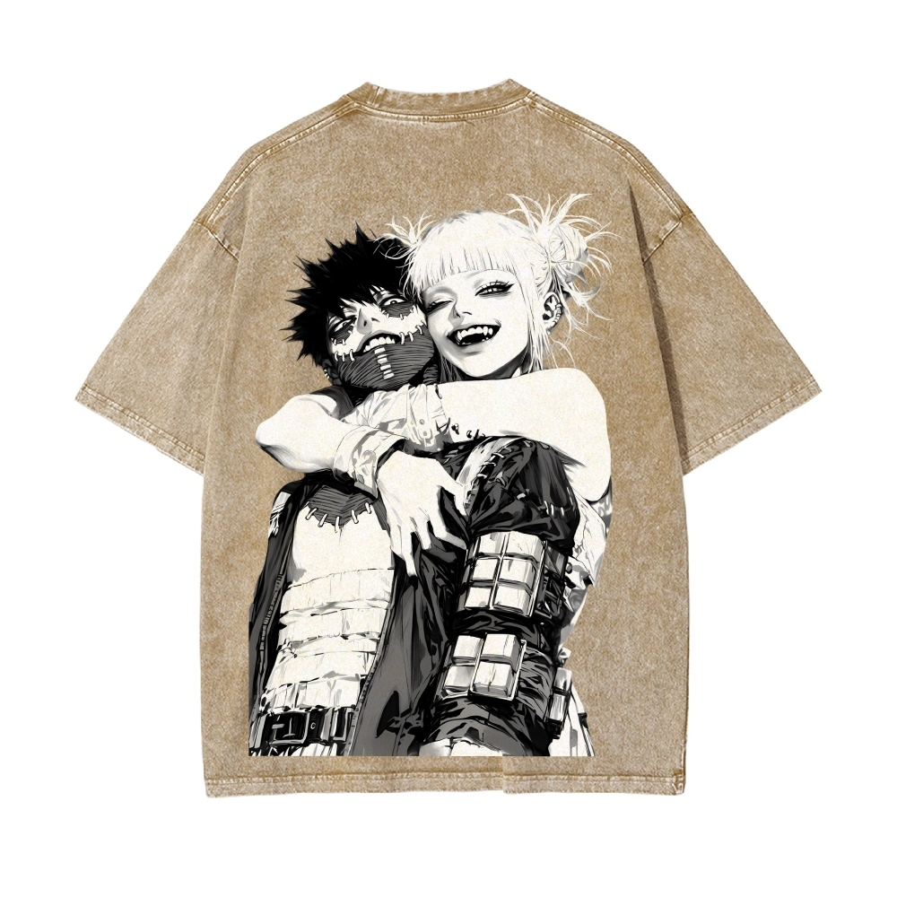 Dabi x Toga Vintage Oversized T-Shirt My Hero Academia